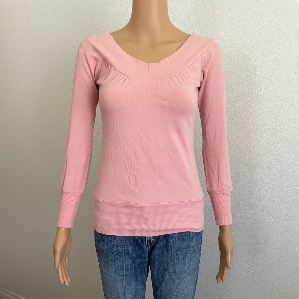 Forever 21 Pink Long Sleeve Top